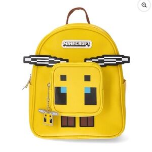 NWT Minecraft Yellow Bee Backpack